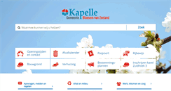 Desktop Screenshot of kapelle.nl